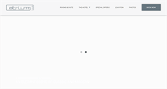 Desktop Screenshot of latriumhotel.com